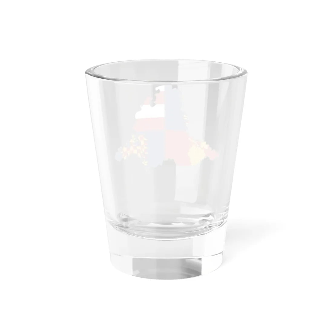 Flag-map of South Moravian Region (Czech Republic) Shot Glass 1.5oz - Go Mug Yourself