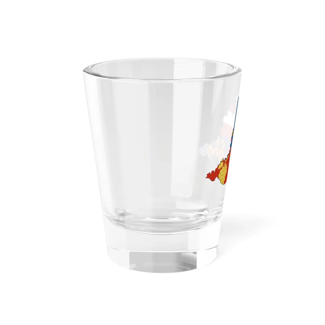 Flag-map of South Moravian Region (Czech Republic) Shot Glass 1.5oz - Go Mug Yourself