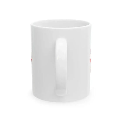 Flag map of South tyrol Autonomous Province of Bolzano (Italy) White Coffee Mug - Go Mug Yourself