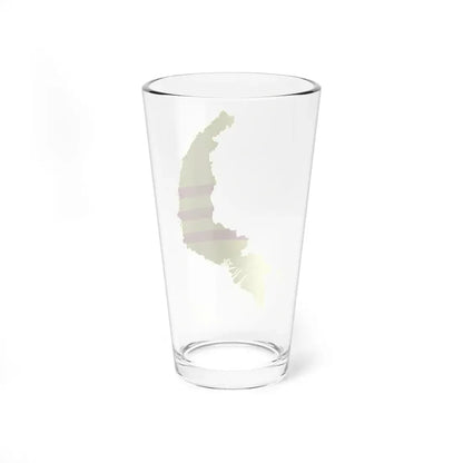 Flag-map of South Vietnam (Vietnam) Pint Glass 16oz - Go Mug Yourself