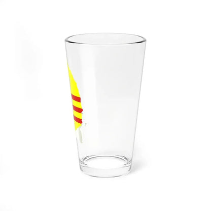 Flag-map of South Vietnam (Vietnam) Pint Glass 16oz - Go Mug Yourself