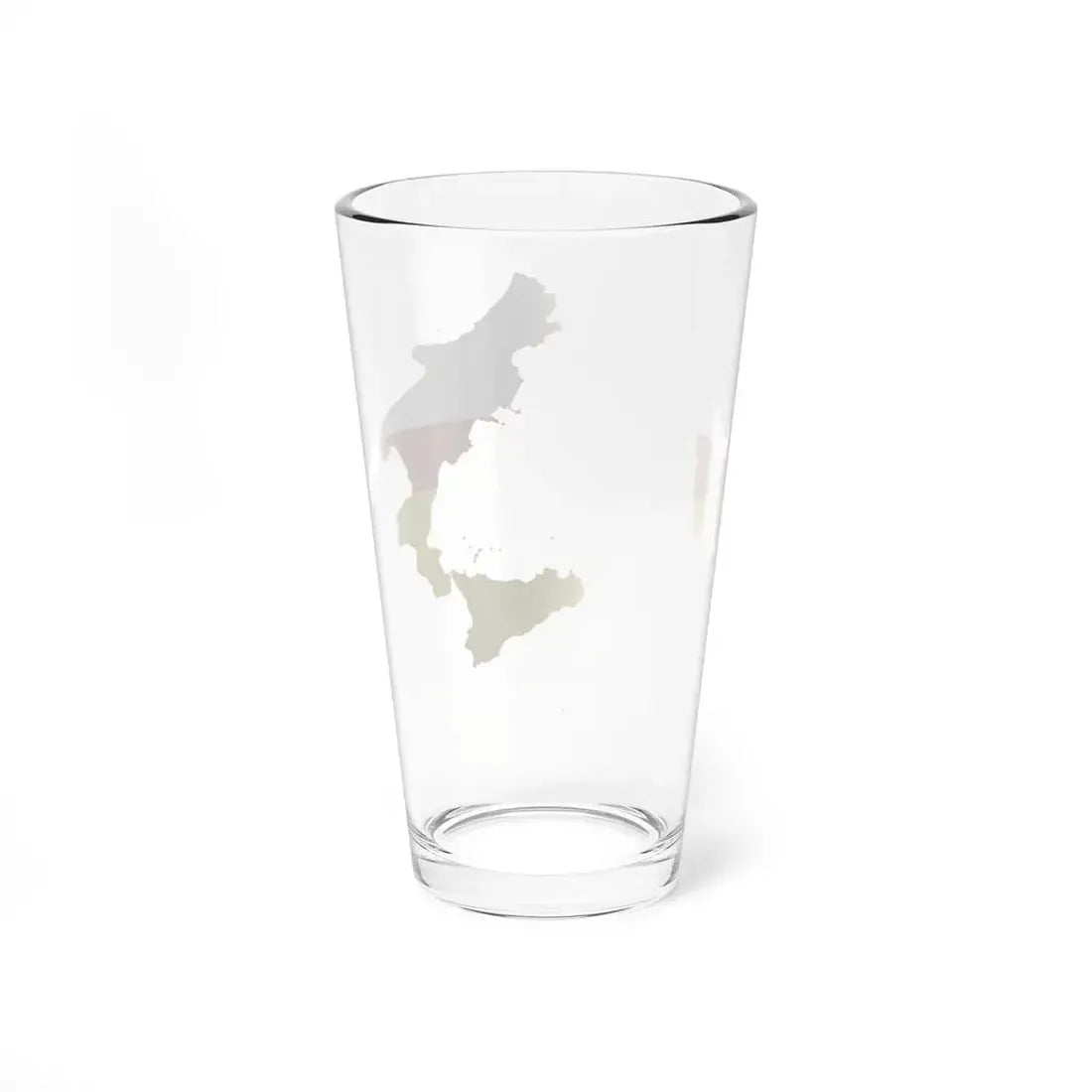 Flag map of Southern Italy (Italy) Pint Glass 16oz - Go Mug Yourself