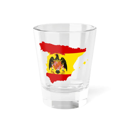 Flag-map of Spain 1977-1981 (Spain) Shot Glass 1.5oz 1.5oz - Go Mug Yourself