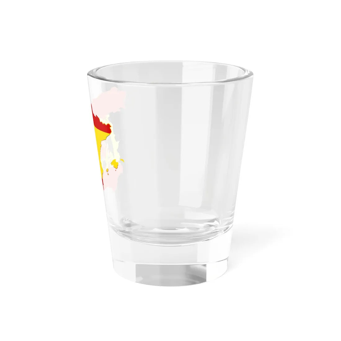 Flag-map of Spain 1977-1981 (Spain) Shot Glass 1.5oz - Go Mug Yourself