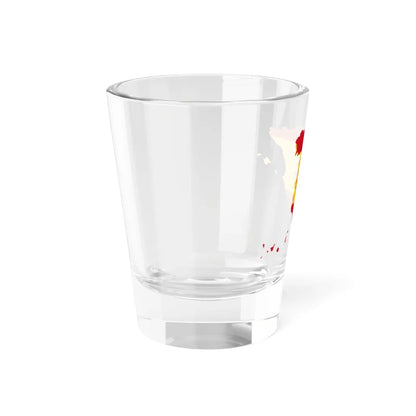 Flag-map of Spain  Canary Islands (Spain) Shot Glass 1.5oz - Go Mug Yourself
