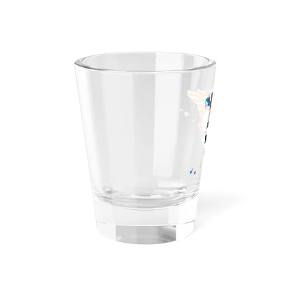 Flag-map of Spain subdivisions (Spain) Shot Glass 1.5oz - Go Mug Yourself