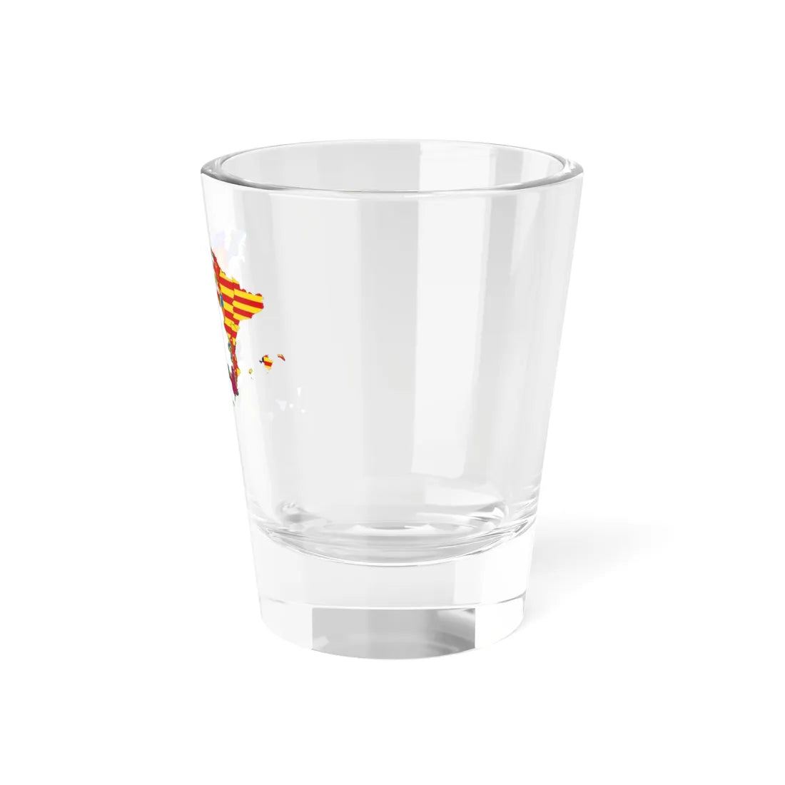 Flag-map of Spain subdivisions (Spain) Shot Glass 1.5oz - Go Mug Yourself