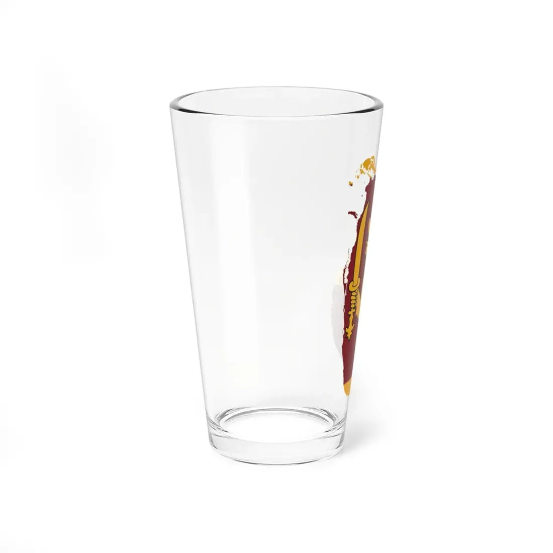 Flag-map of Sri Lanka (Sri Lanka) Pint Glass 16oz - Go Mug Yourself