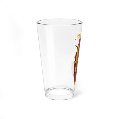Flag-map of Sri Lanka (Sri Lanka) Pint Glass 16oz - Go Mug Yourself