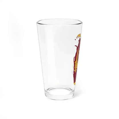 Flag map of Sri Lanka (Sri Lanka) Pint Glass 16oz - Go Mug Yourself