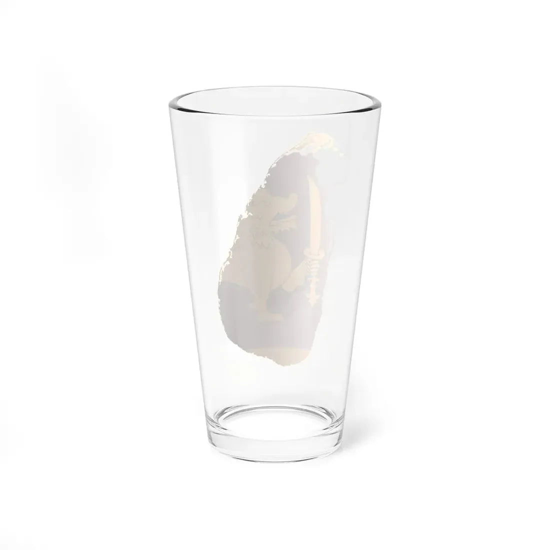 Flag-map of Sri Lanka (Sri Lanka) Pint Glass 16oz - Go Mug Yourself