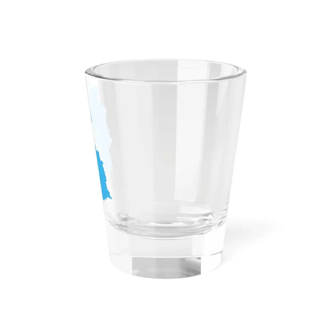 Flag-map of Sumy Oblast (Ukraine) Shot Glass 1.5oz - Go Mug Yourself