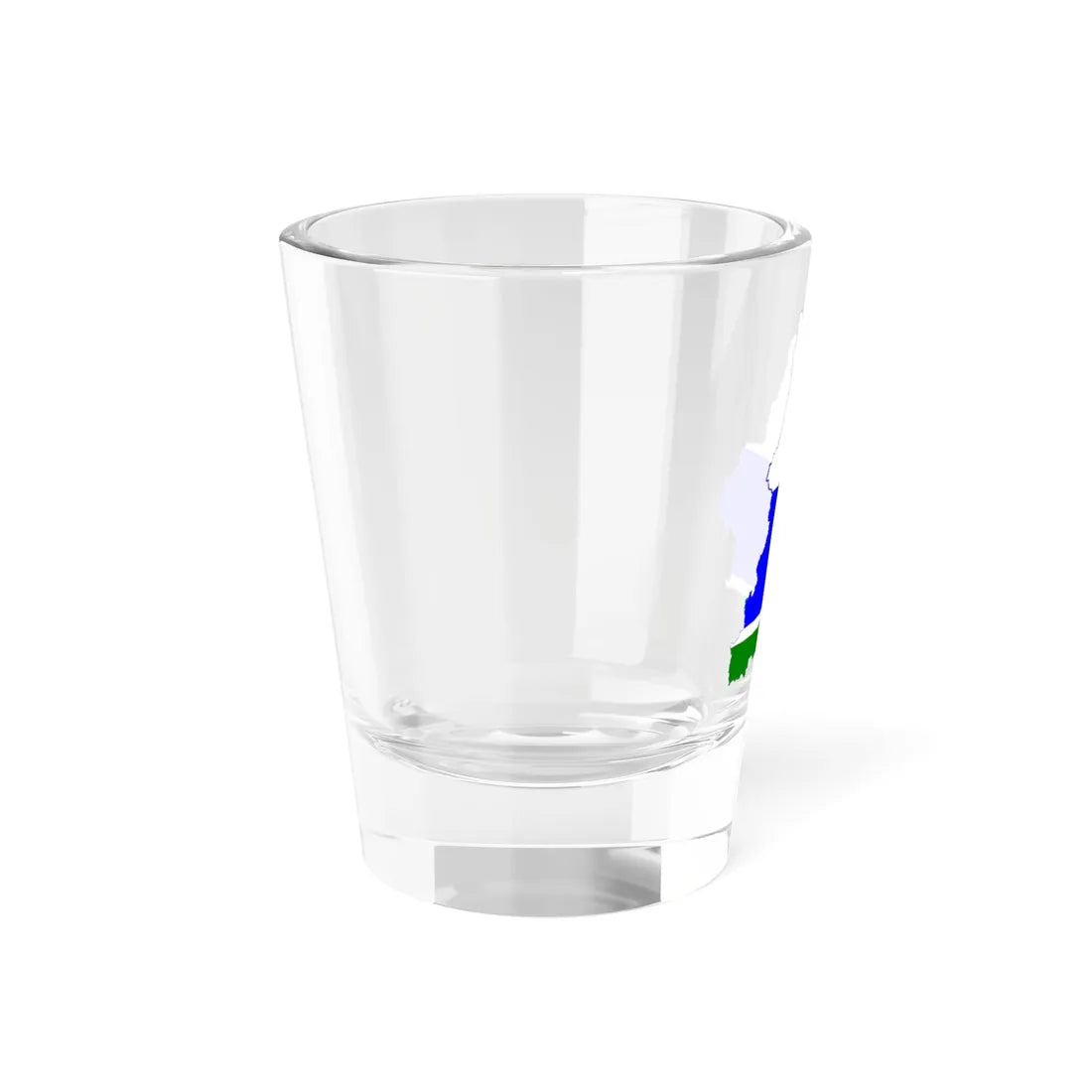 Flag-map of Sverdlovsk Oblast (Russia) Shot Glass 1.5oz - Go Mug Yourself