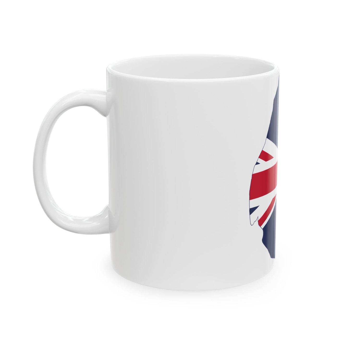 Flag map of Swaziland Protectorate 1902-1967 (Eswatini) White Coffee Mug-Go Mug Yourself