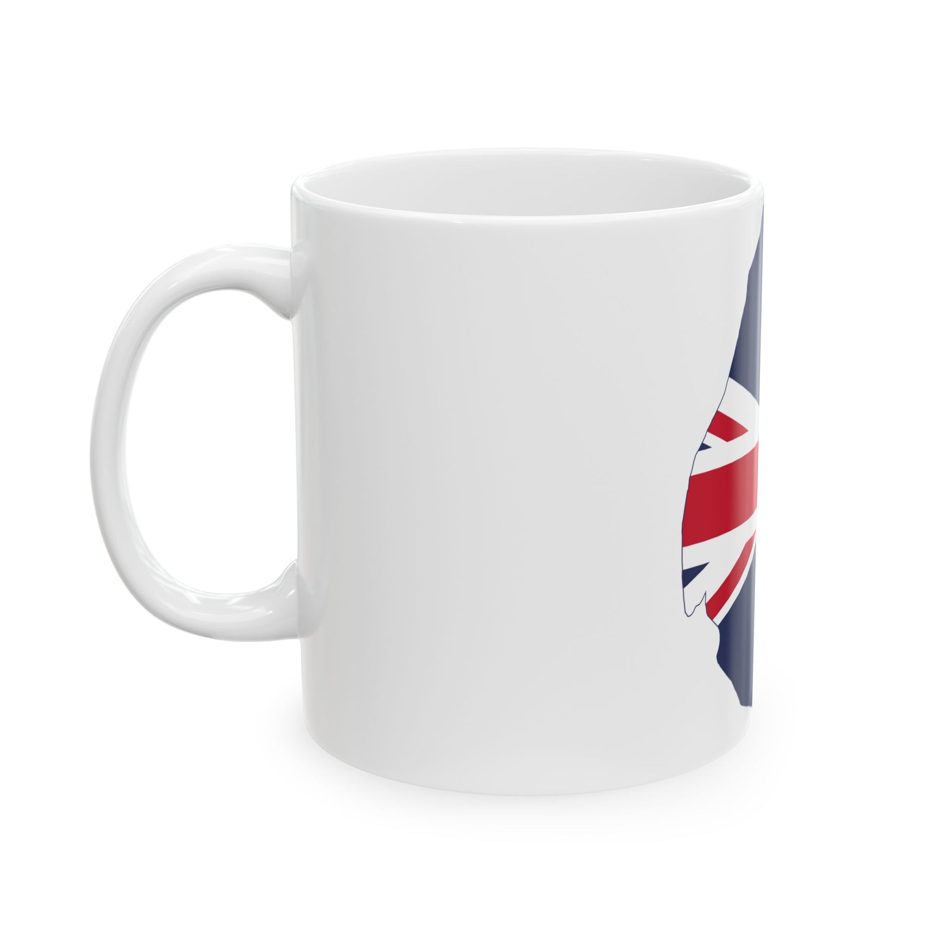 Flag map of Swaziland Protectorate 1902-1967 (Eswatini) White Coffee Mug-Go Mug Yourself