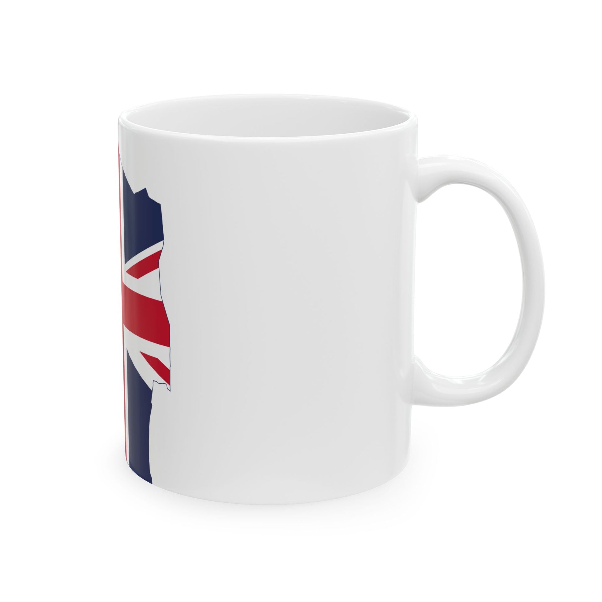 Flag map of Swaziland Protectorate 1902-1967 (Eswatini) White Coffee Mug-Go Mug Yourself