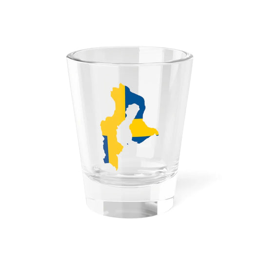 Flag-map of Sweden 1560 (Sweden) Shot Glass 1.5oz 1.5oz - Go Mug Yourself