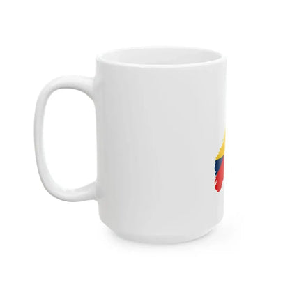 Flag-map of Sweden-Norway (Norway) White Coffee Mug - Go Mug Yourself
