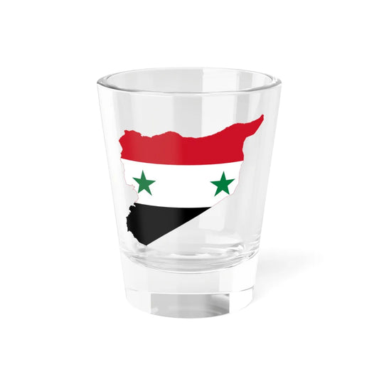 Flag-map of Syria Irredentist (Syria) Shot Glass 1.5oz 1.5oz - Go Mug Yourself