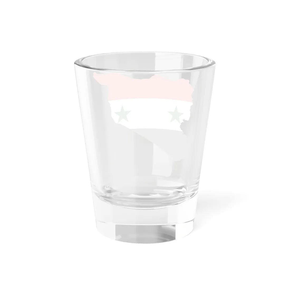 Flag-map of Syria Irredentist (Syria) Shot Glass 1.5oz - Go Mug Yourself