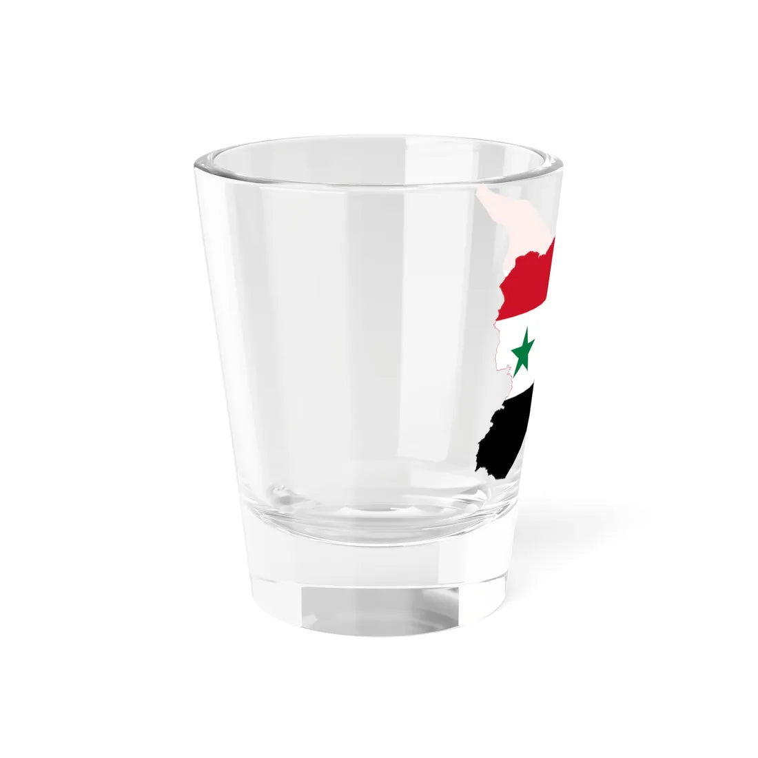 Flag-map of Syria Irredentist (Syria) Shot Glass 1.5oz - Go Mug Yourself