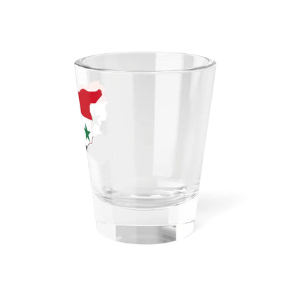Flag-map of Syria Irredentist (Syria) Shot Glass 1.5oz - Go Mug Yourself