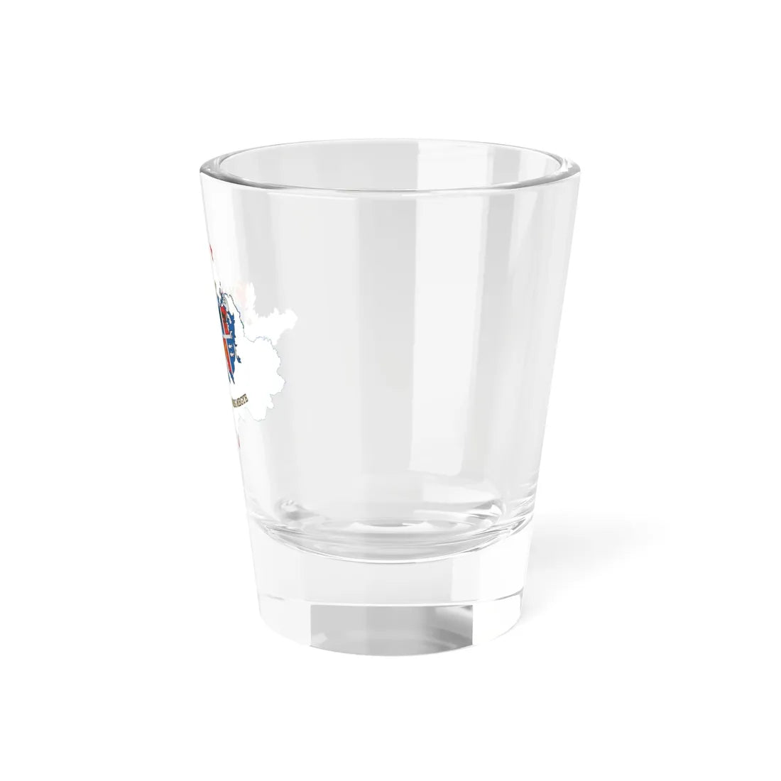 Flag-map of Szabolcs-Szatmar-Bereg County (Hungary) Shot Glass 1.5oz - Go Mug Yourself