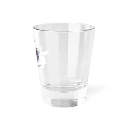 Flag-map of Szabolcs-Szatmar-Bereg County (Hungary) Shot Glass 1.5oz - Go Mug Yourself