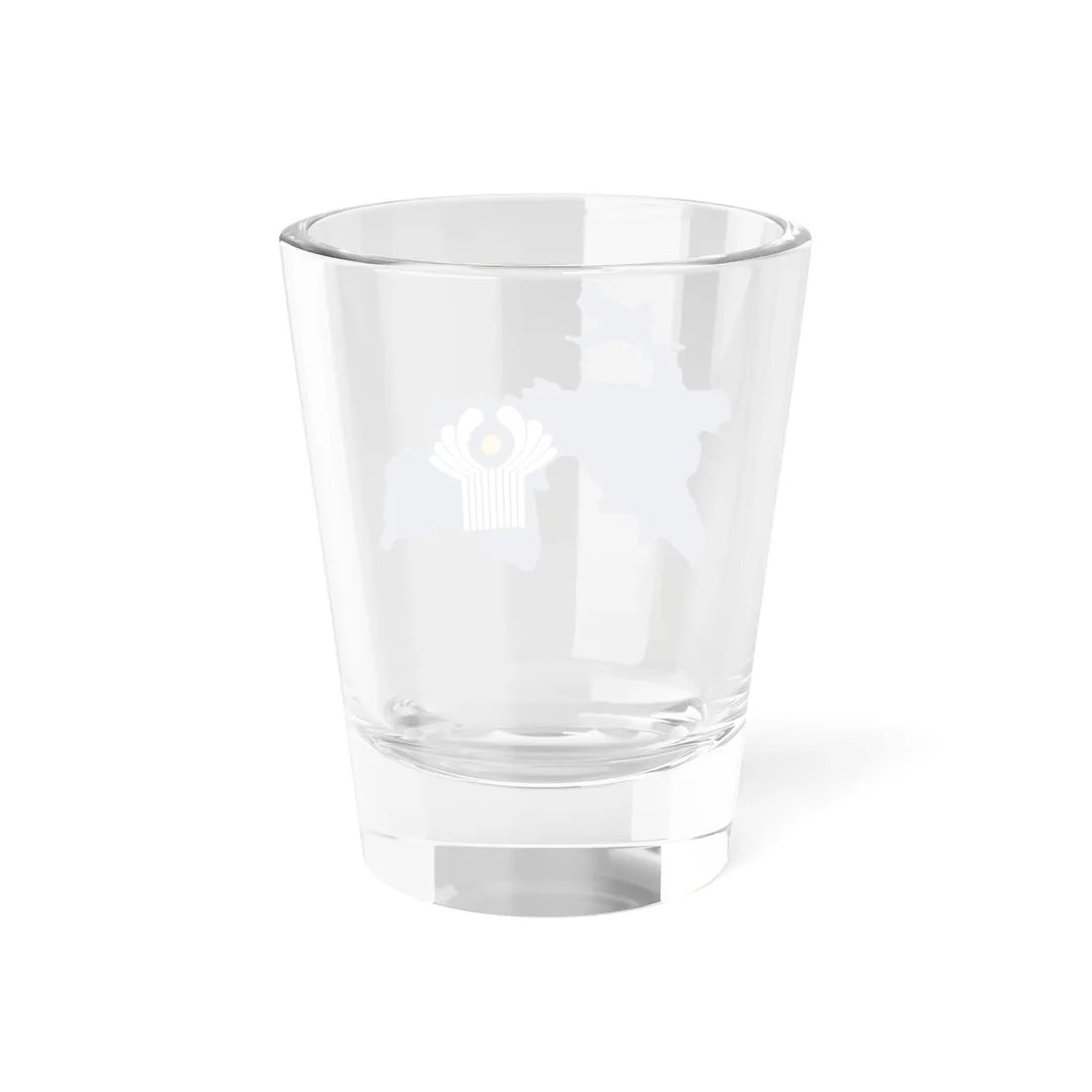 Flag-map of Tajikistan CIS (Tajikistan) Shot Glass 1.5oz - Go Mug Yourself
