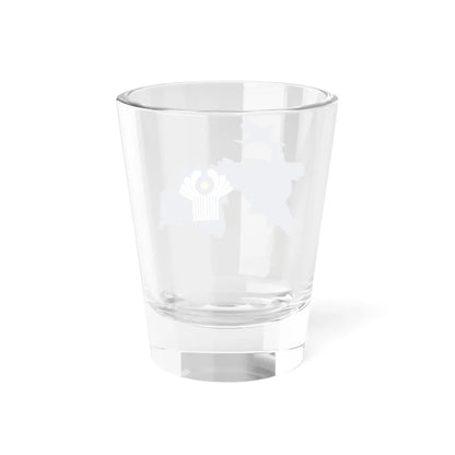 Flag-map of Tajikistan CIS (Tajikistan) Shot Glass 1.5oz - Go Mug Yourself