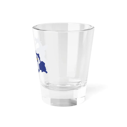 Flag-map of Tajikistan CIS (Tajikistan) Shot Glass 1.5oz - Go Mug Yourself