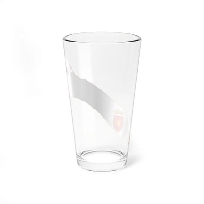 Flag map of Tavolara (Italy) Pint Glass 16oz - Go Mug Yourself