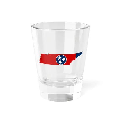 Flag-map of Tennessee (United States) Shot Glass 1.5oz 1.5oz - Go Mug Yourself