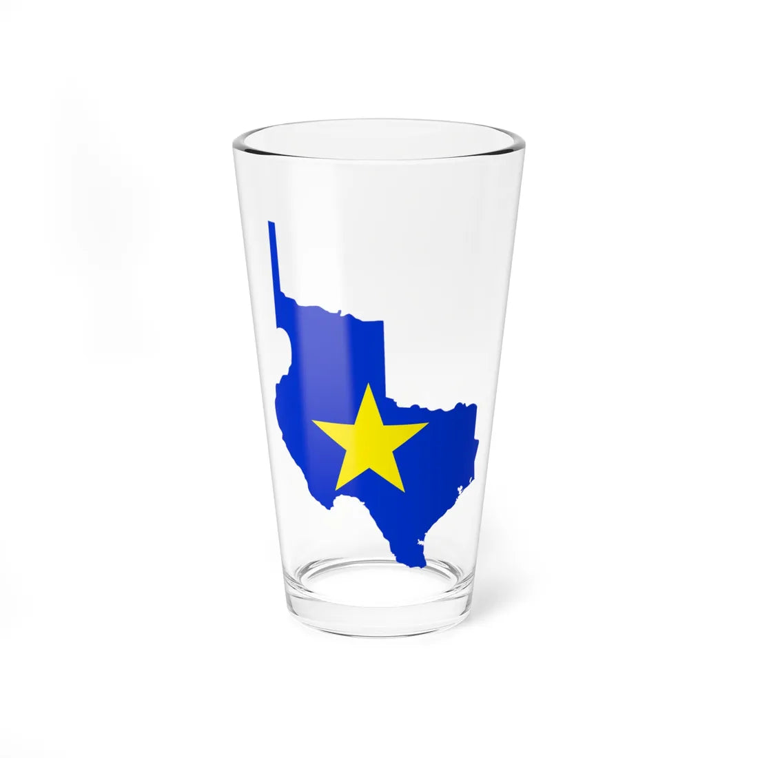 Flag-map of Texas 1836-1839 (United States) Pint Glass 16oz 16oz - Go Mug Yourself