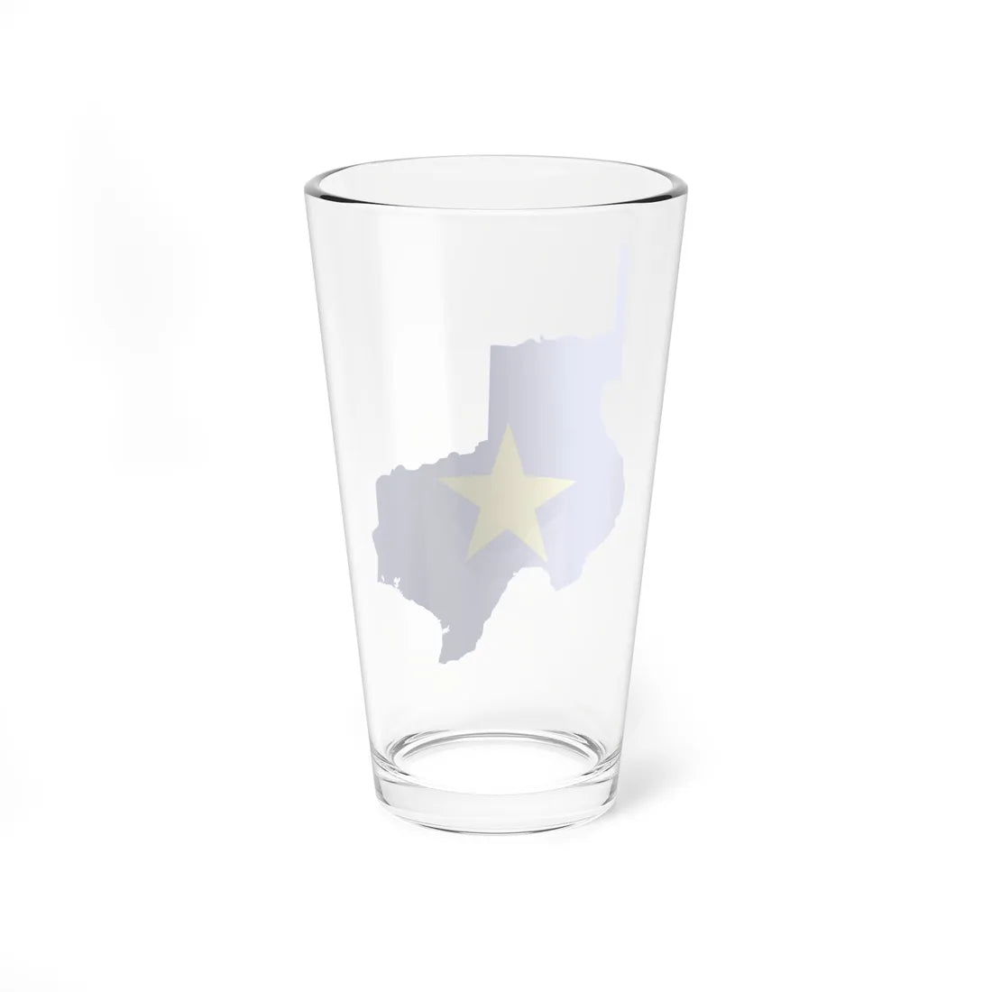 Flag-map of Texas 1836-1839 (United States) Pint Glass 16oz - Go Mug Yourself