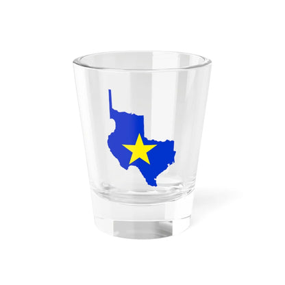 Flag-map of Texas 1836-1839 (United States) Shot Glass 1.5oz 1.5oz - Go Mug Yourself