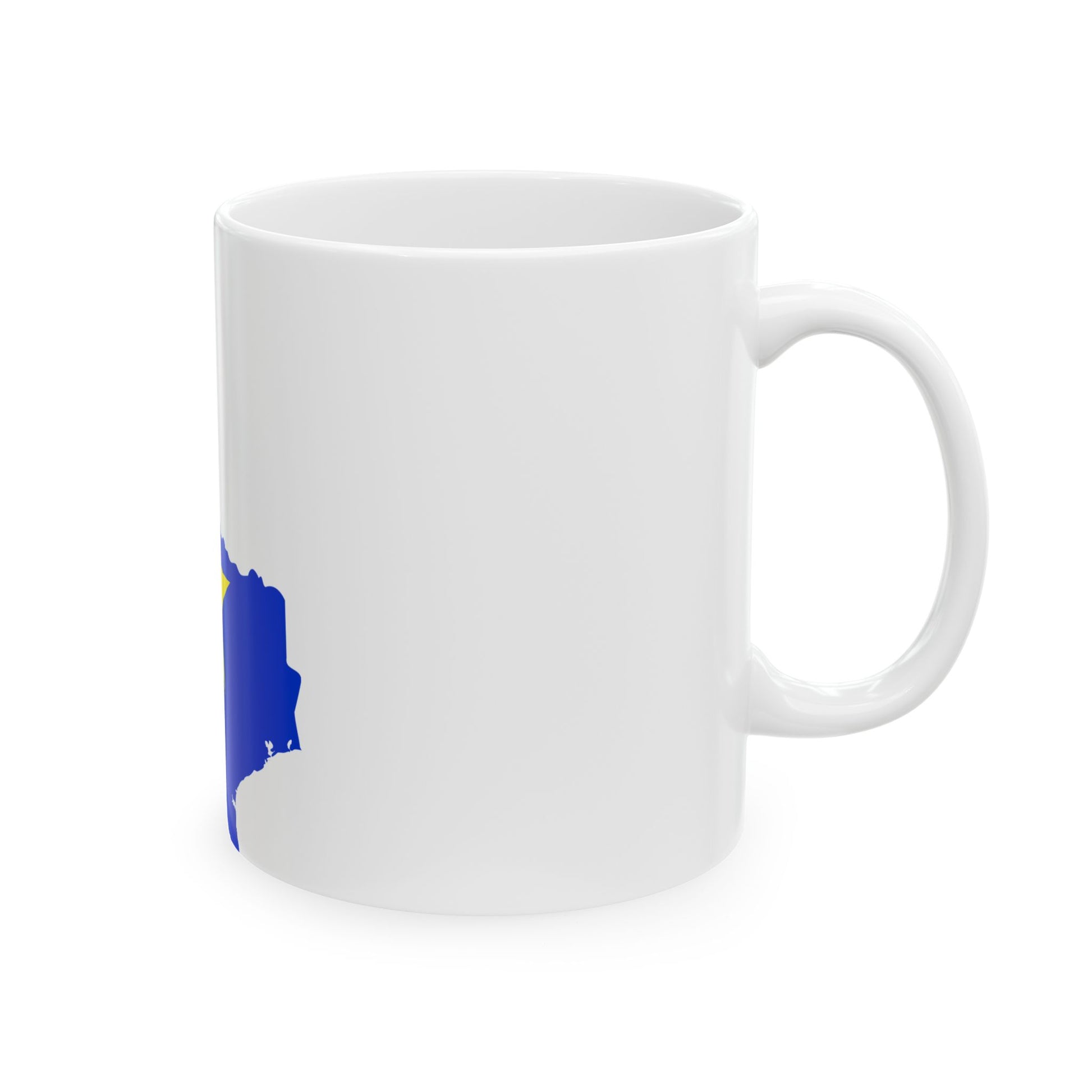 Flag-map of Texas 1836-1839 (United States) White Coffee Mug-Go Mug Yourself