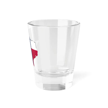 Flag-map of Texas (United States) Shot Glass 1.5oz - Go Mug Yourself