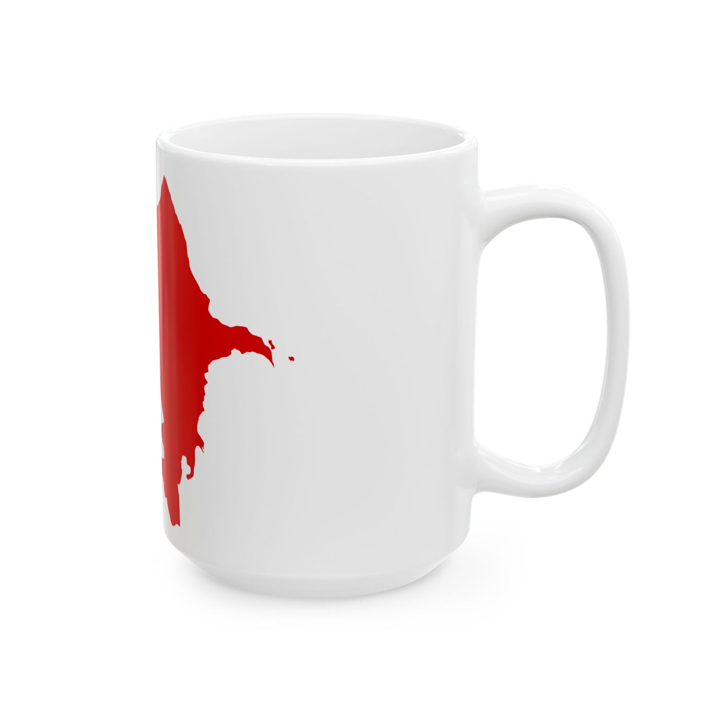 Flag map of the Azerbaijan SSR 1939-1952 (Azerbaijan) White Coffee Mug-Go Mug Yourself