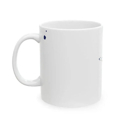 Flag-map of the Azores (Portugal) White Coffee Mug - Go Mug Yourself