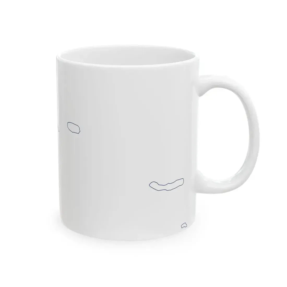 Flag-map of the Azores (Portugal) White Coffee Mug - Go Mug Yourself