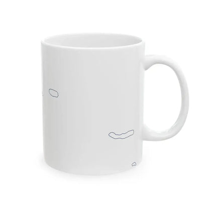 Flag-map of the Azores (Portugal) White Coffee Mug - Go Mug Yourself