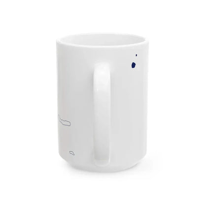 Flag-map of the Azores (Portugal) White Coffee Mug - Go Mug Yourself