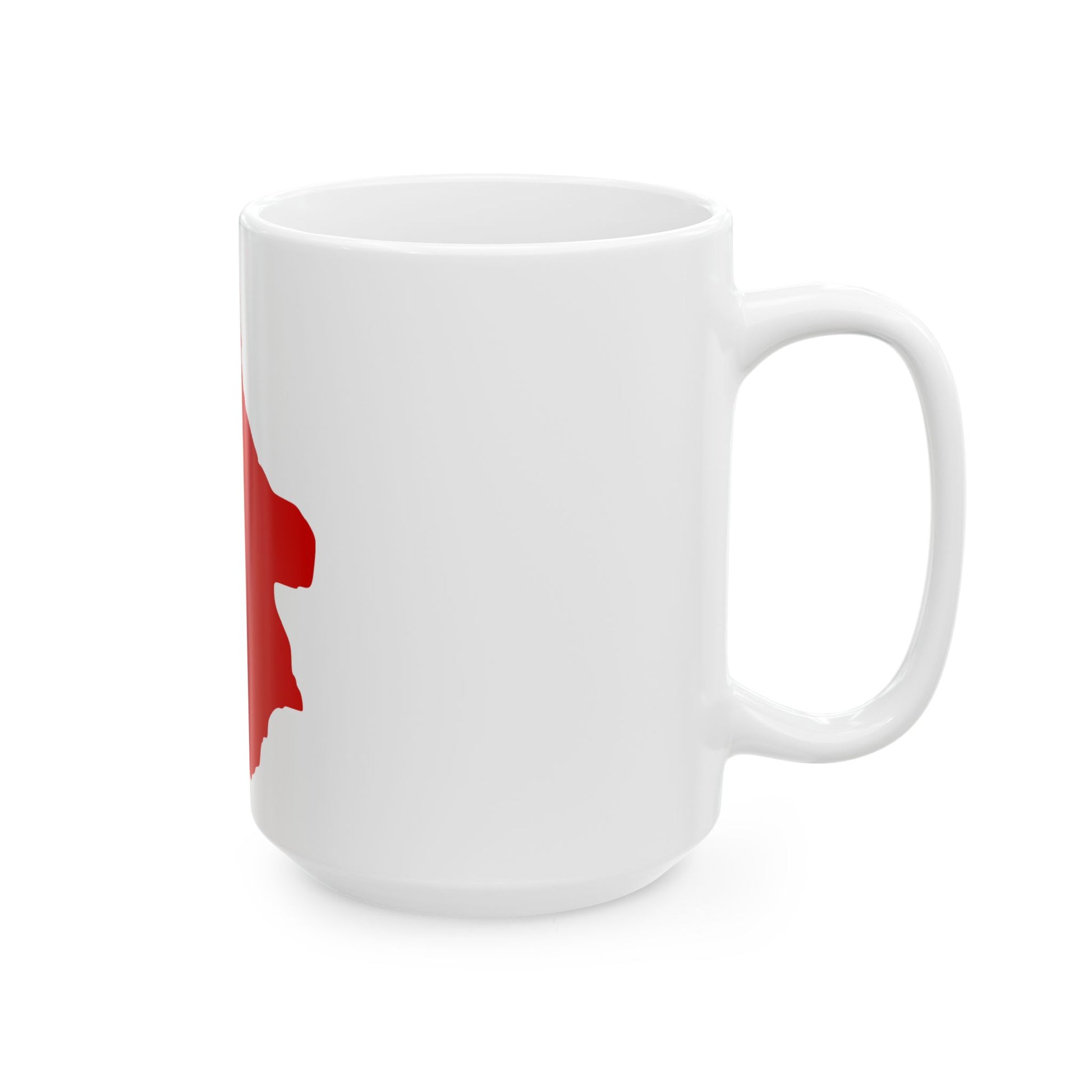Flag map of the Byelorussian SSR 1919-1937 (Belarus) White Coffee Mug-Go Mug Yourself