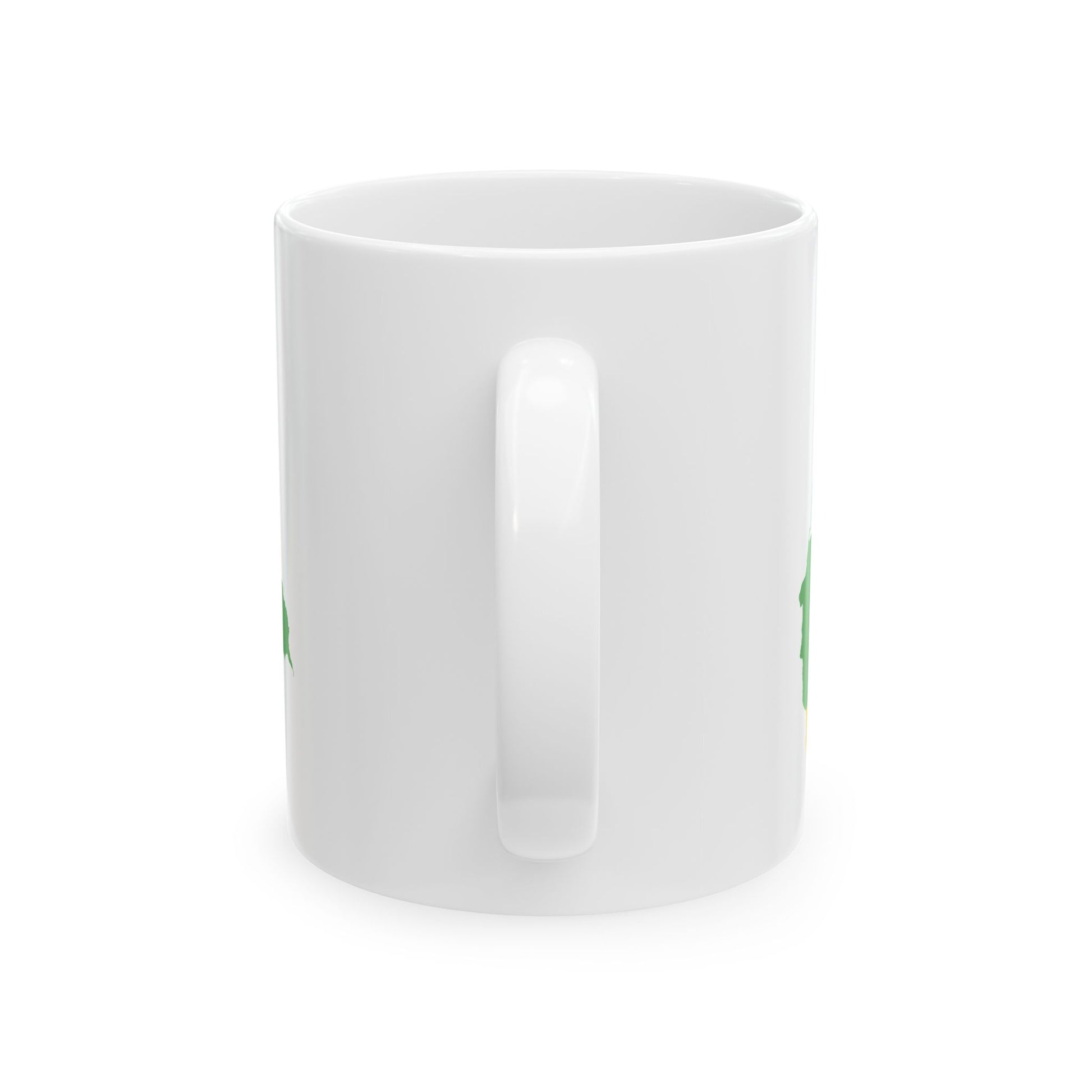 Flag map of the Central African Republic (Central African Republic) White Coffee Mug-Go Mug Yourself