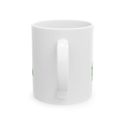 Flag map of the Central African Republic (Central African Republic) White Coffee Mug-Go Mug Yourself