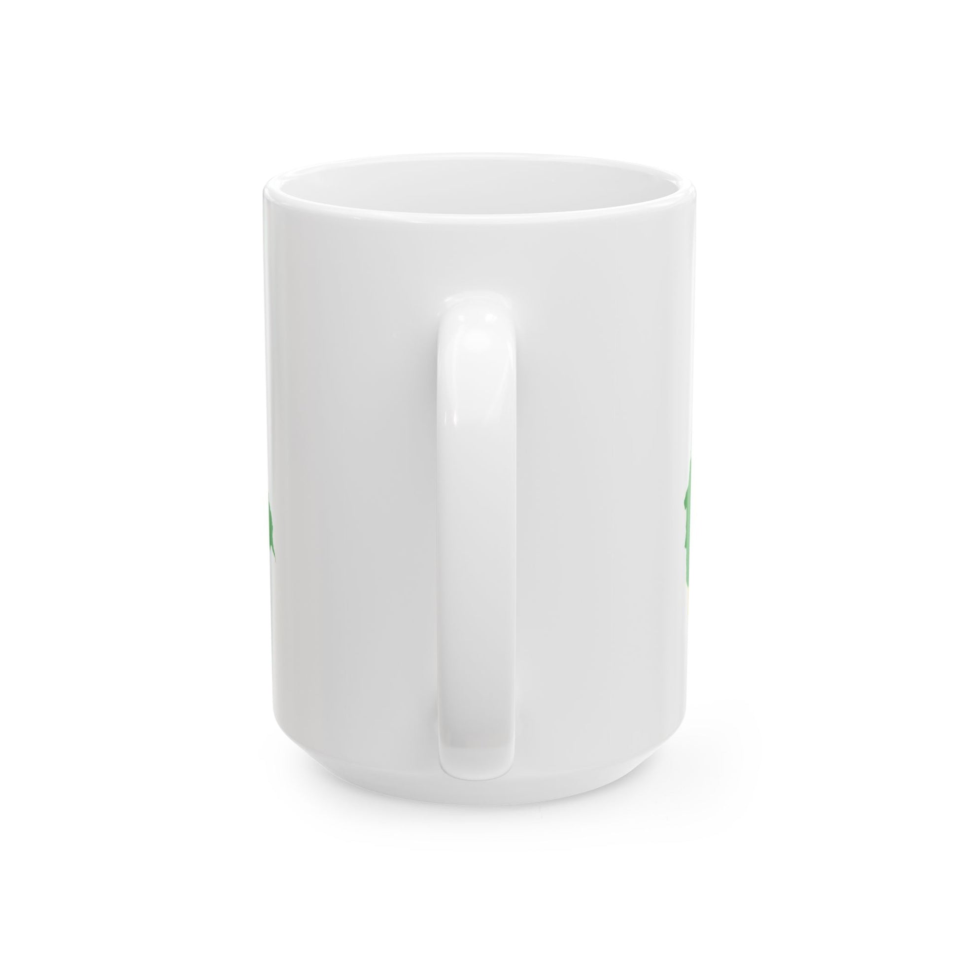 Flag map of the Central African Republic (Central African Republic) White Coffee Mug-Go Mug Yourself