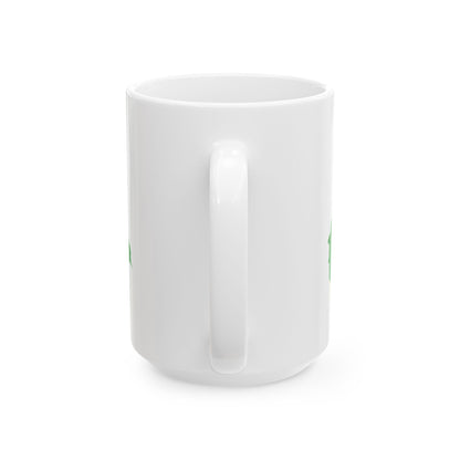 Flag map of the Central African Republic (Central African Republic) White Coffee Mug-Go Mug Yourself