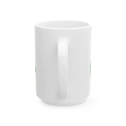 Flag map of the Central African Republic (Central African Republic) White Coffee Mug - Go Mug Yourself