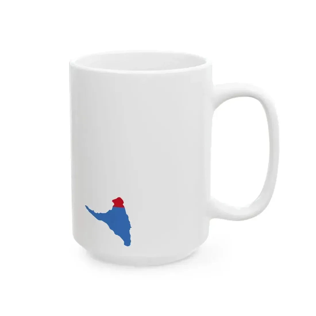 Flag map of the Comoros (Comoros) White Coffee Mug - Go Mug Yourself